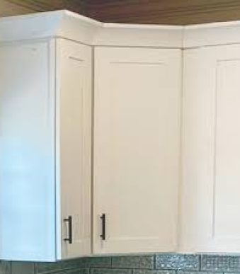 Angled Wall Cabinet